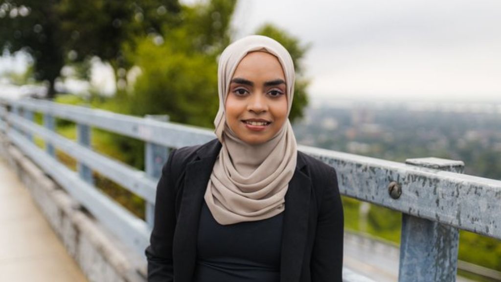 Hamilton Health Sciences (HHS) health equity specialist and McMaster University PhD candidate Fatima Sheikh.